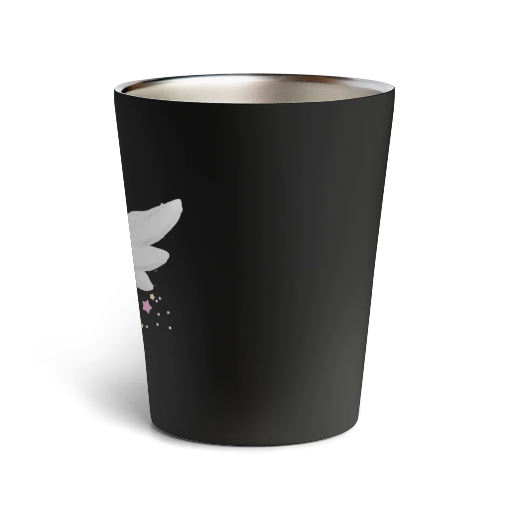 crystal star☆の星と羽根 pink Thermo Tumbler