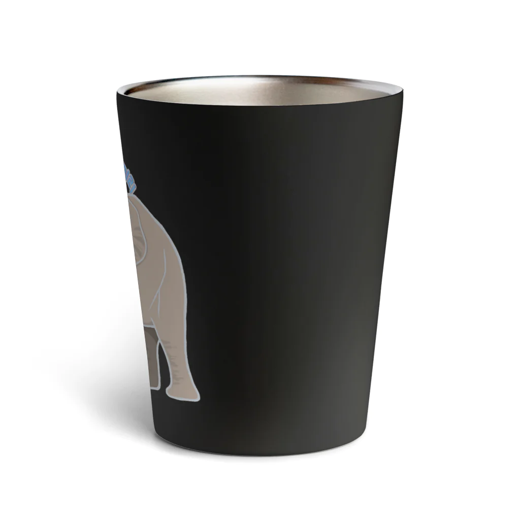 LalaHangeulのアフリカゾウさん　ハングルバージョン Thermo Tumbler