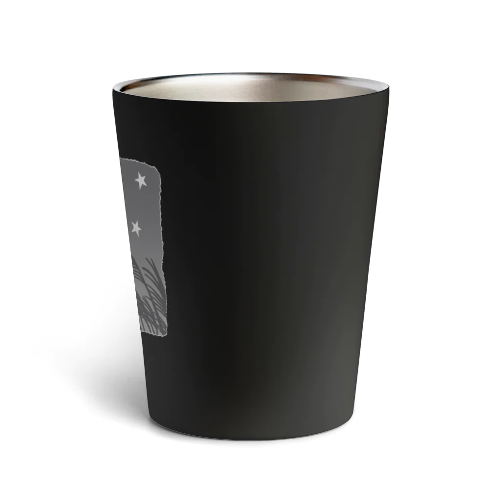 Charamaru Marketの重なる猫（お団子） Thermo Tumbler