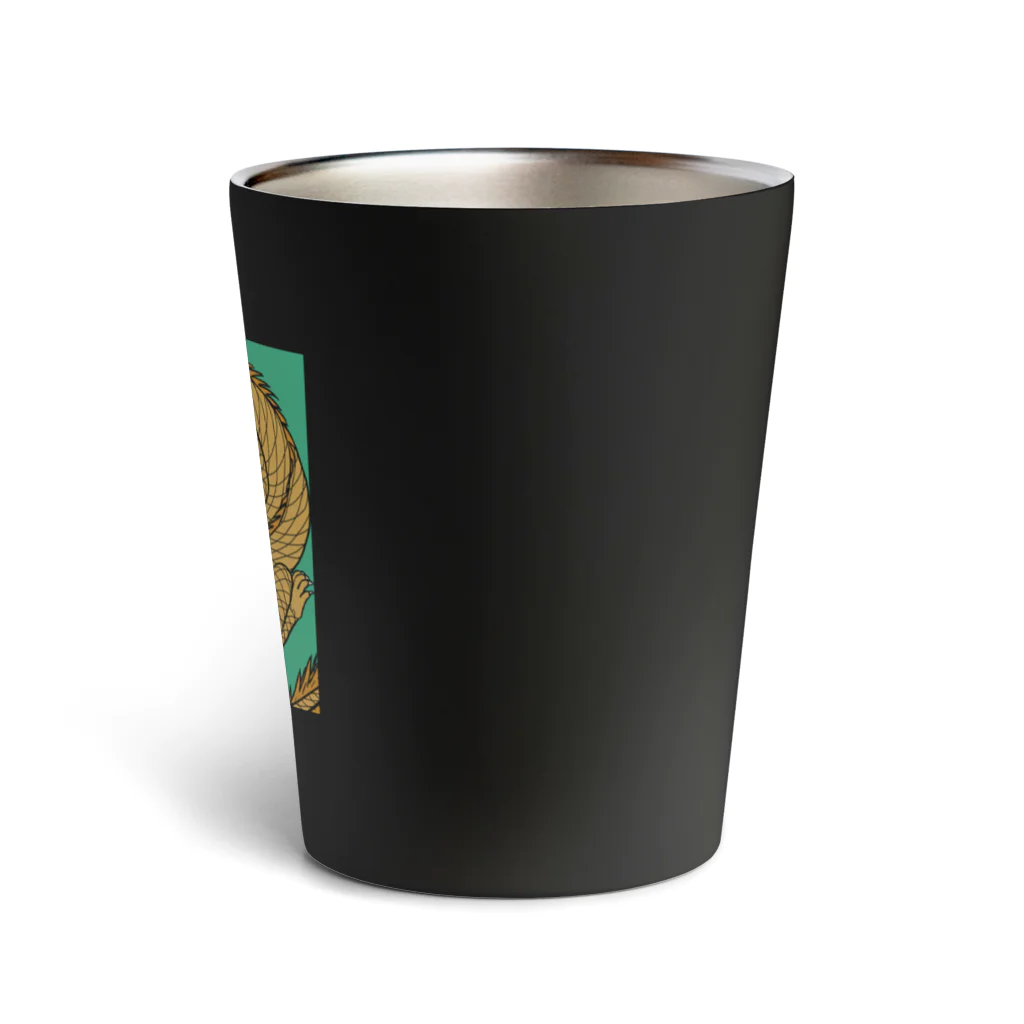 kazu_gの幸せの金龍さん（緑） Thermo Tumbler