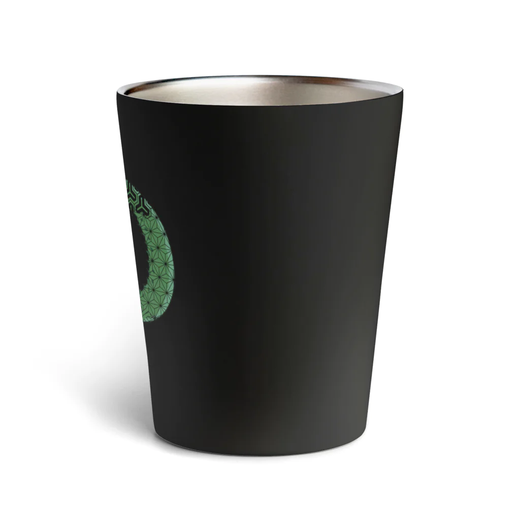 未来面白デザイン屋の和柄ワニの和 Thermo Tumbler