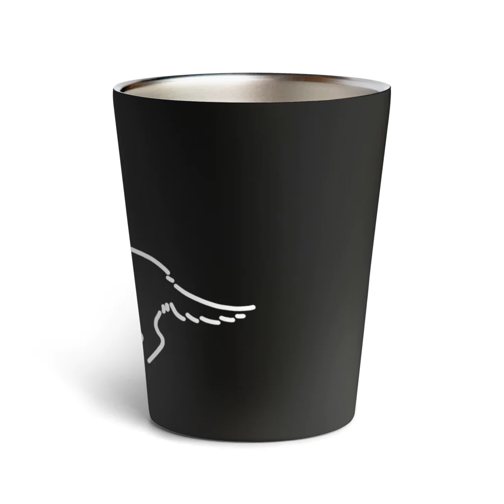 ちゅんのふわふわイングリッシュコッカースパニエル　しろぬき Thermo Tumbler