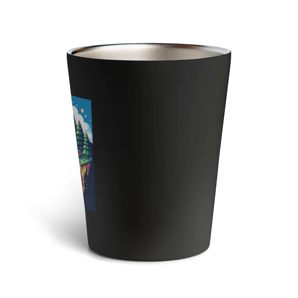 Forêt de Renardsのcamping(ドット) Thermo Tumbler