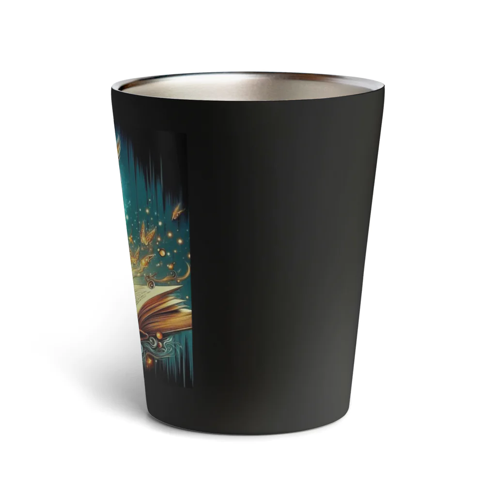 終わらない夢🌈のフクロウ🦉🌕 Thermo Tumbler