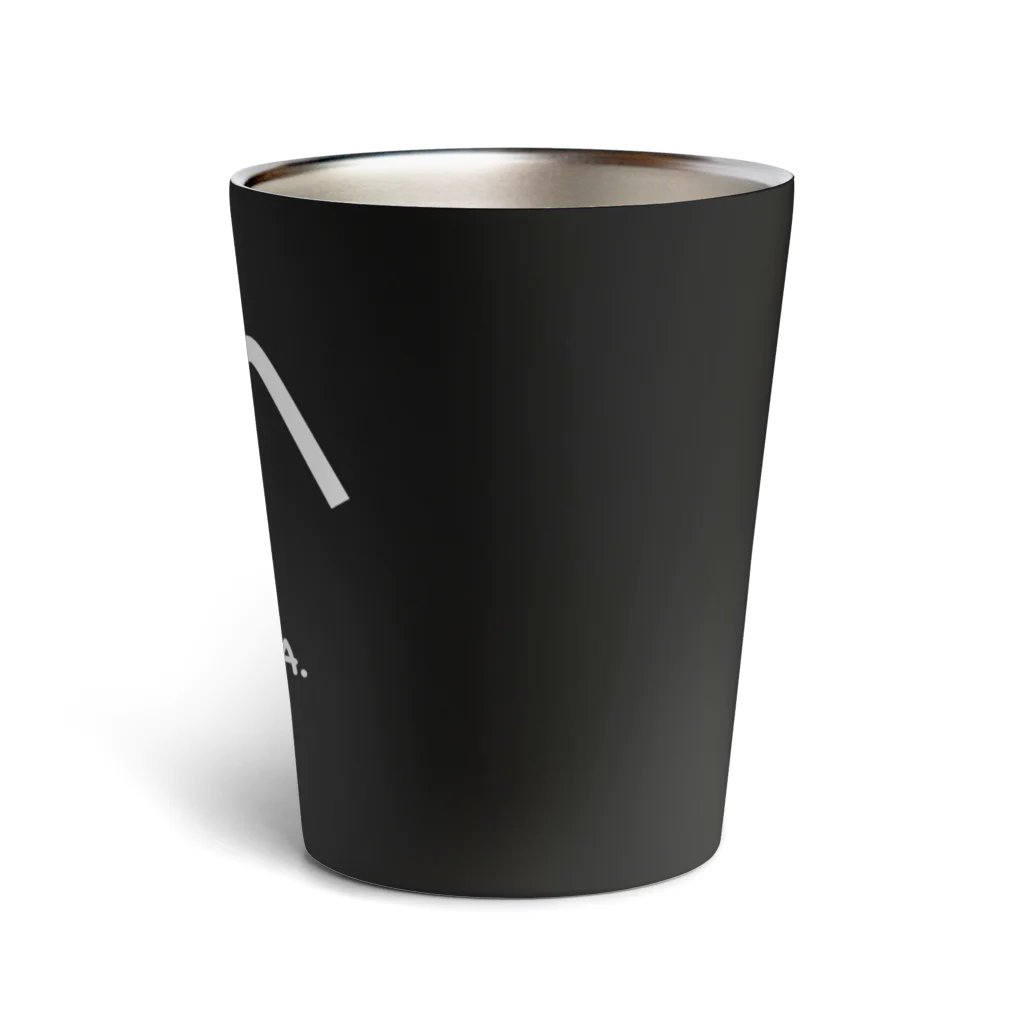 .COWABUNGA.の.COWABUNGA. ベーシックロゴ（白） Thermo Tumbler