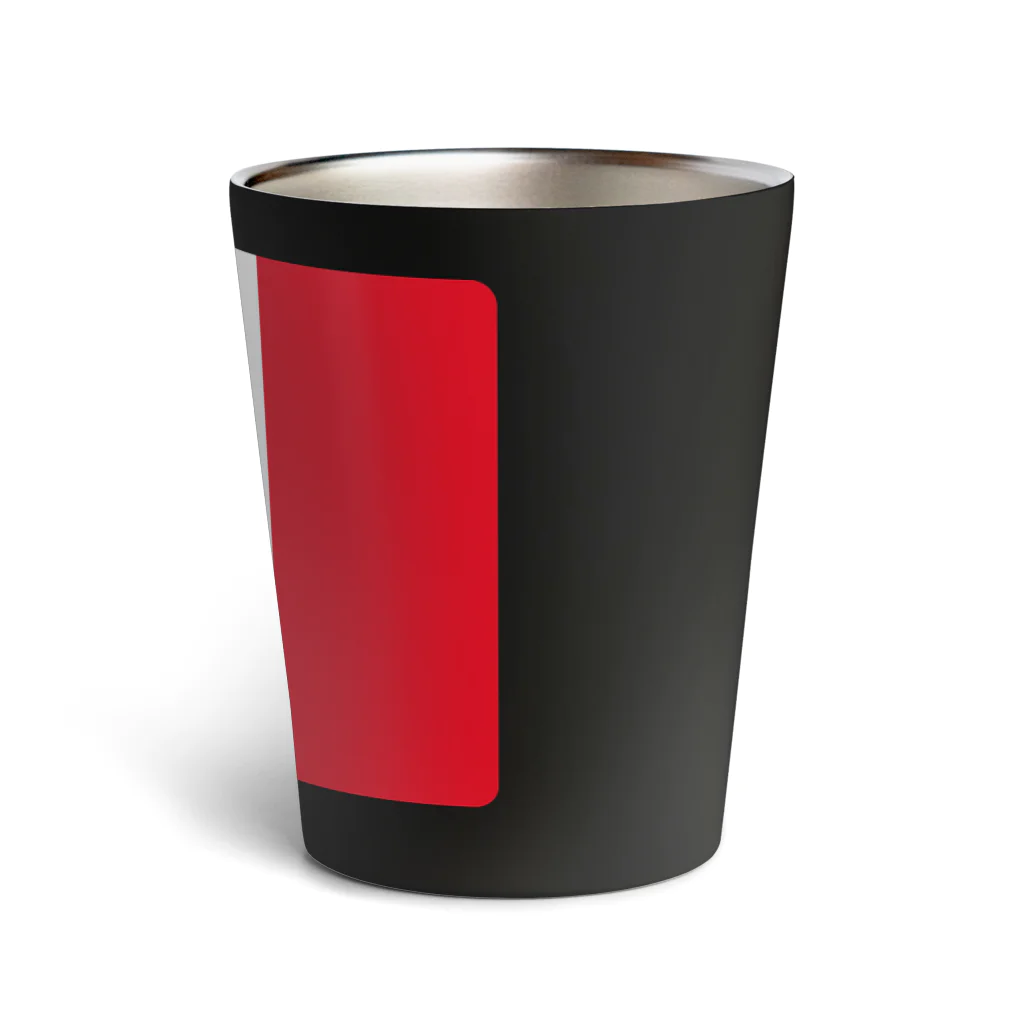 お絵かき屋さんのペルーの国旗 Thermo Tumbler