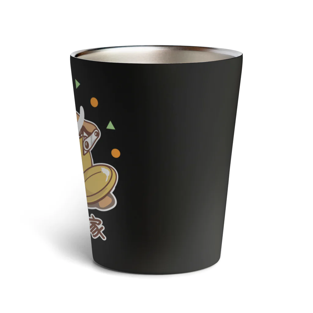 AckeeWolf Art Shopの猫の今日の隠れ家 Thermo Tumbler