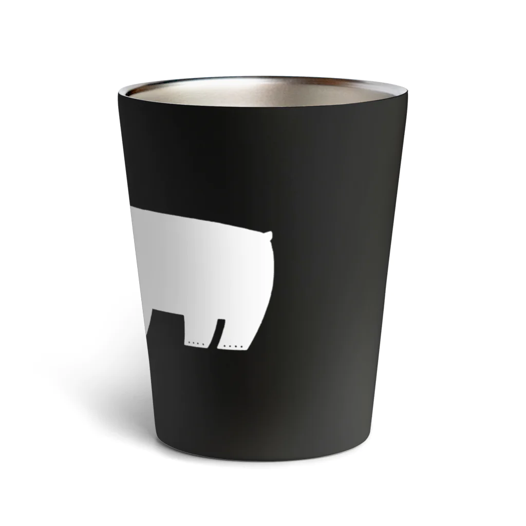 サタケシュンスケ｜イラストレーターのシロクマ Thermo Tumbler