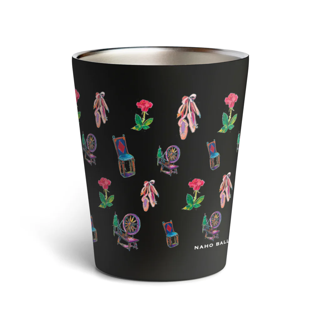 NAHO BALLET STUDIOのモノグラム_g02 Thermo Tumbler