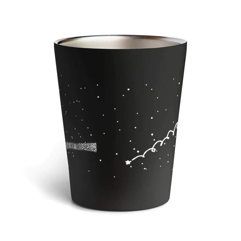 Ayumi HIdakaのフクロウと流れ星 Thermo Tumbler