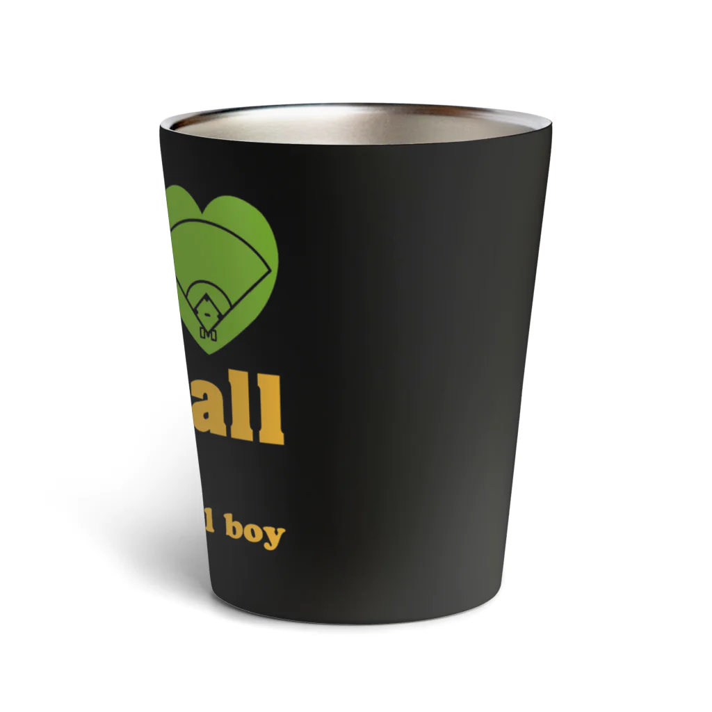 キッズモード某のWe love Baseball(イエロー) Thermo Tumbler