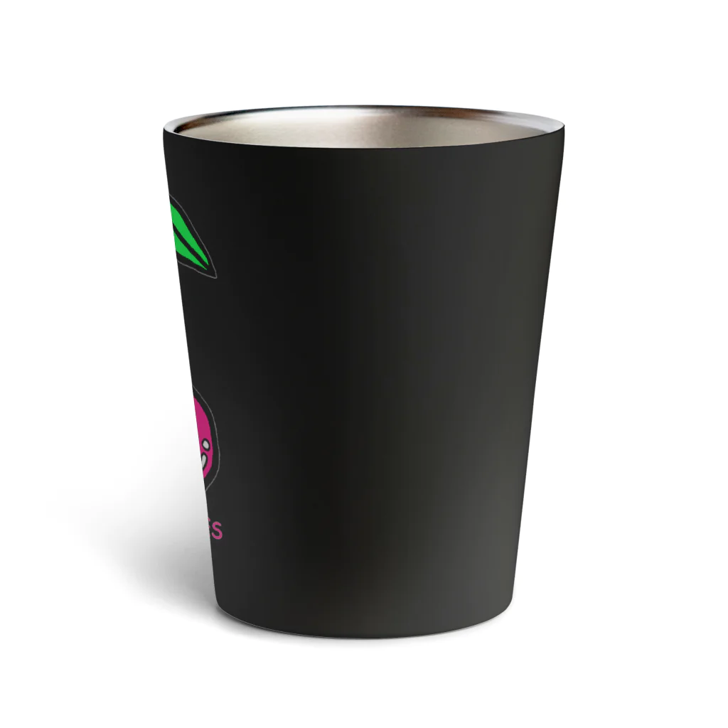 でおきしりぼ子の実験室の仲良し😃🍒😃さくらんぼ Thermo Tumbler