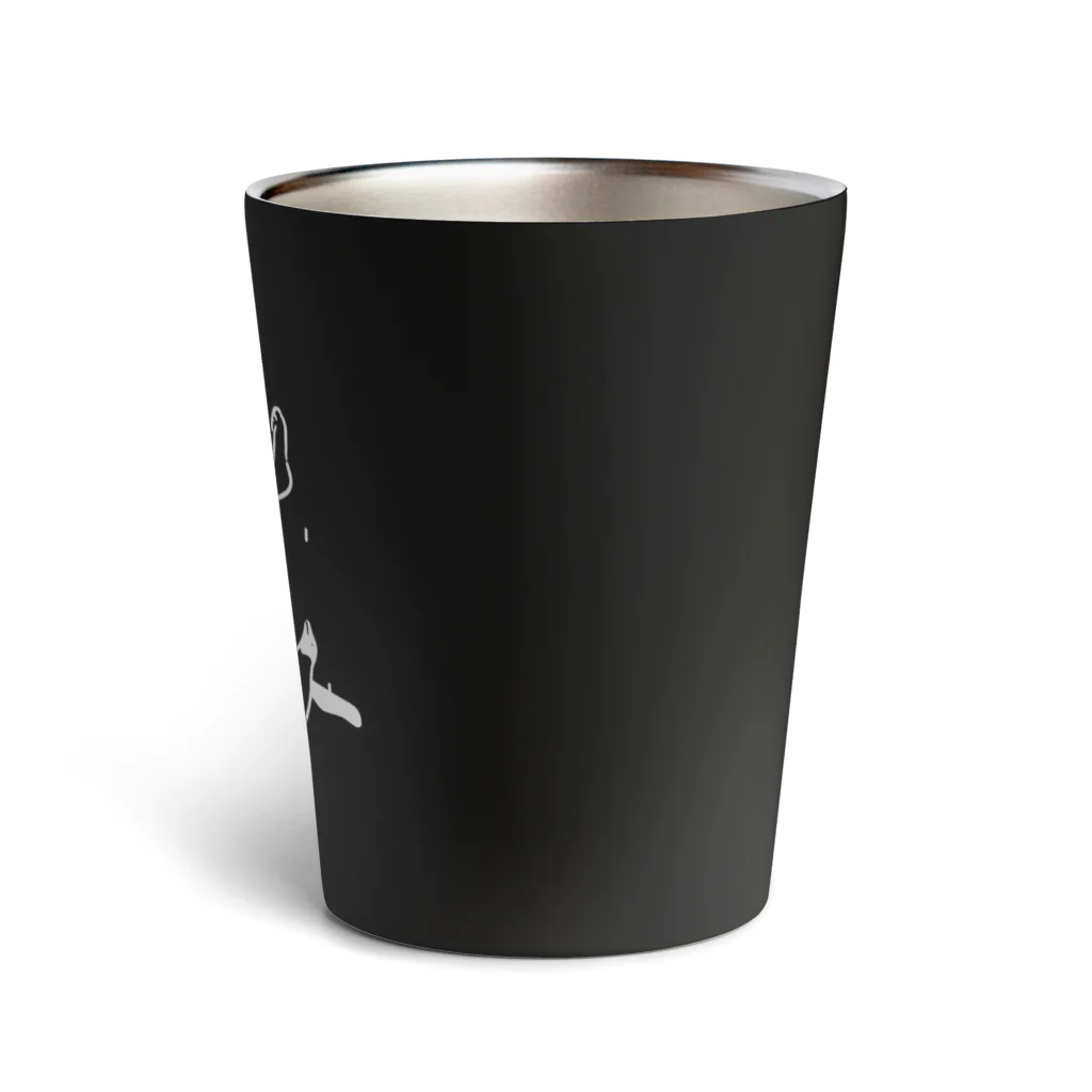 つまようじSHOPのfall 白 Thermo Tumbler