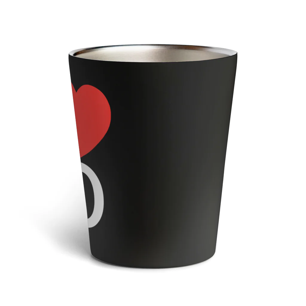 うの UNOのI LOVE UNO（白文字） Thermo Tumbler