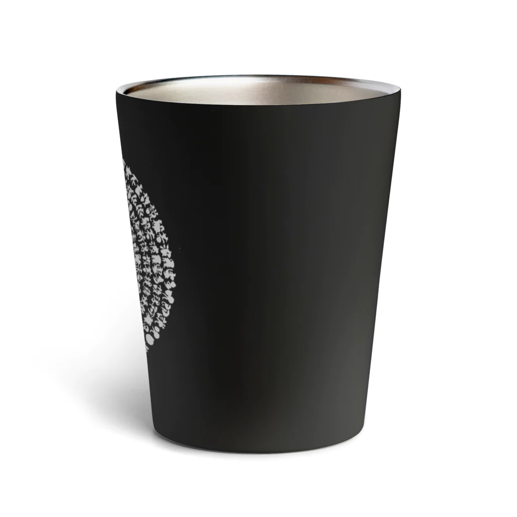 Yuki Matsutakeのまるまる般若心経（白文字） Thermo Tumbler