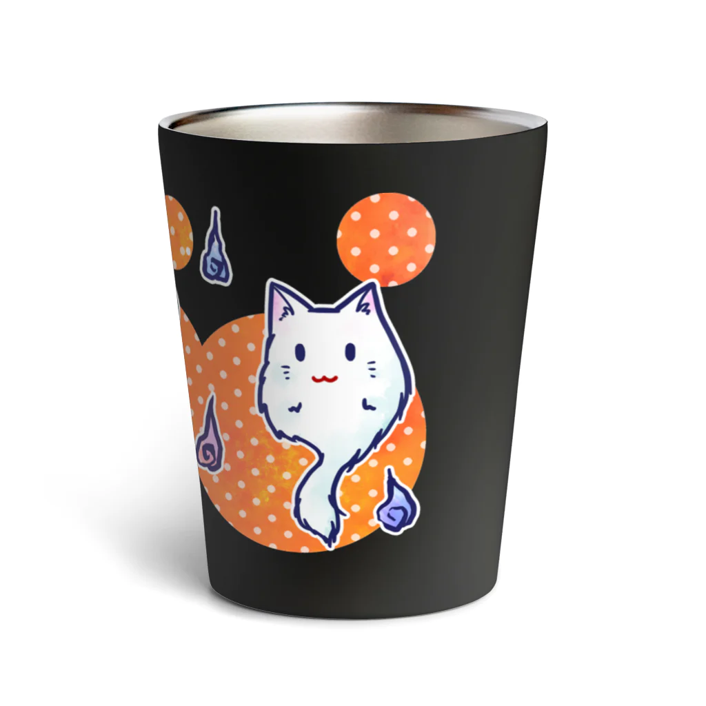 DSM/冴木みやこのねこゆうれいオレンジ Thermo Tumbler