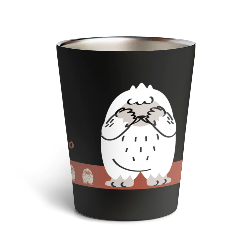 イラスト MONYAAT のCT121　YETI is yeah*いないいないばぁ*bgC Thermo Tumbler