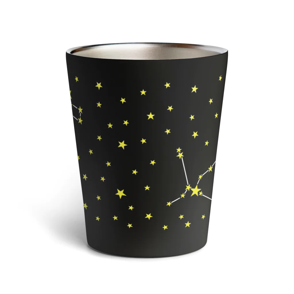 冷蔵庫からウーパールーパーの夏の夜空[黄] Thermo Tumbler