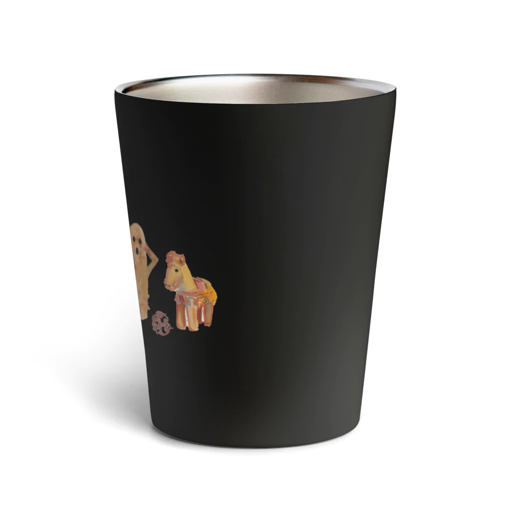 WAMI ARTのハニワと土偶 Thermo Tumbler