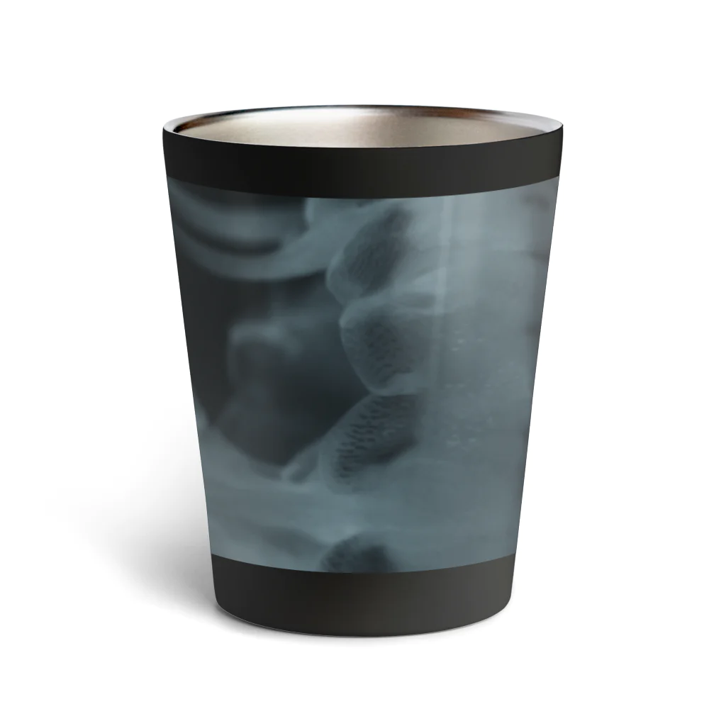 marché 7のモノクロ・クラゲ Thermo Tumbler