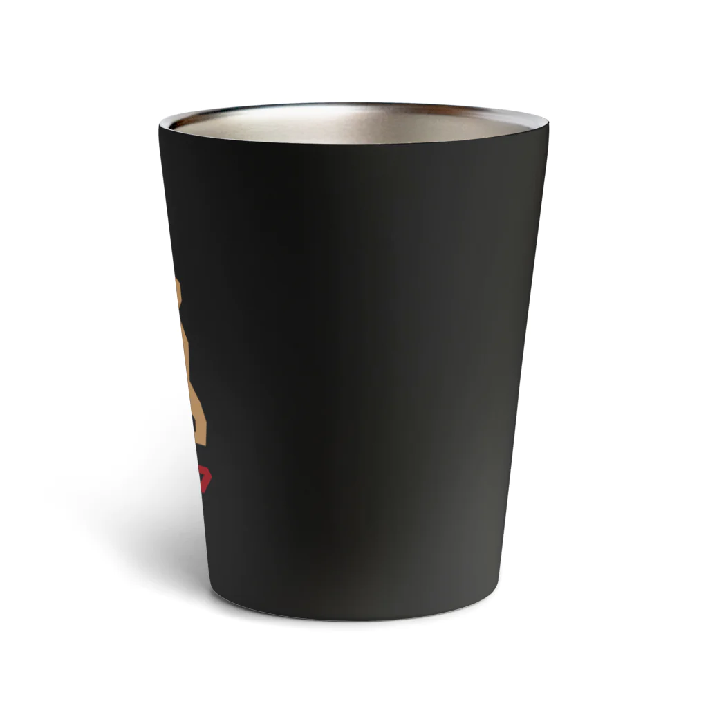 しばじるしデザインのシバホリック（赤） Thermo Tumbler