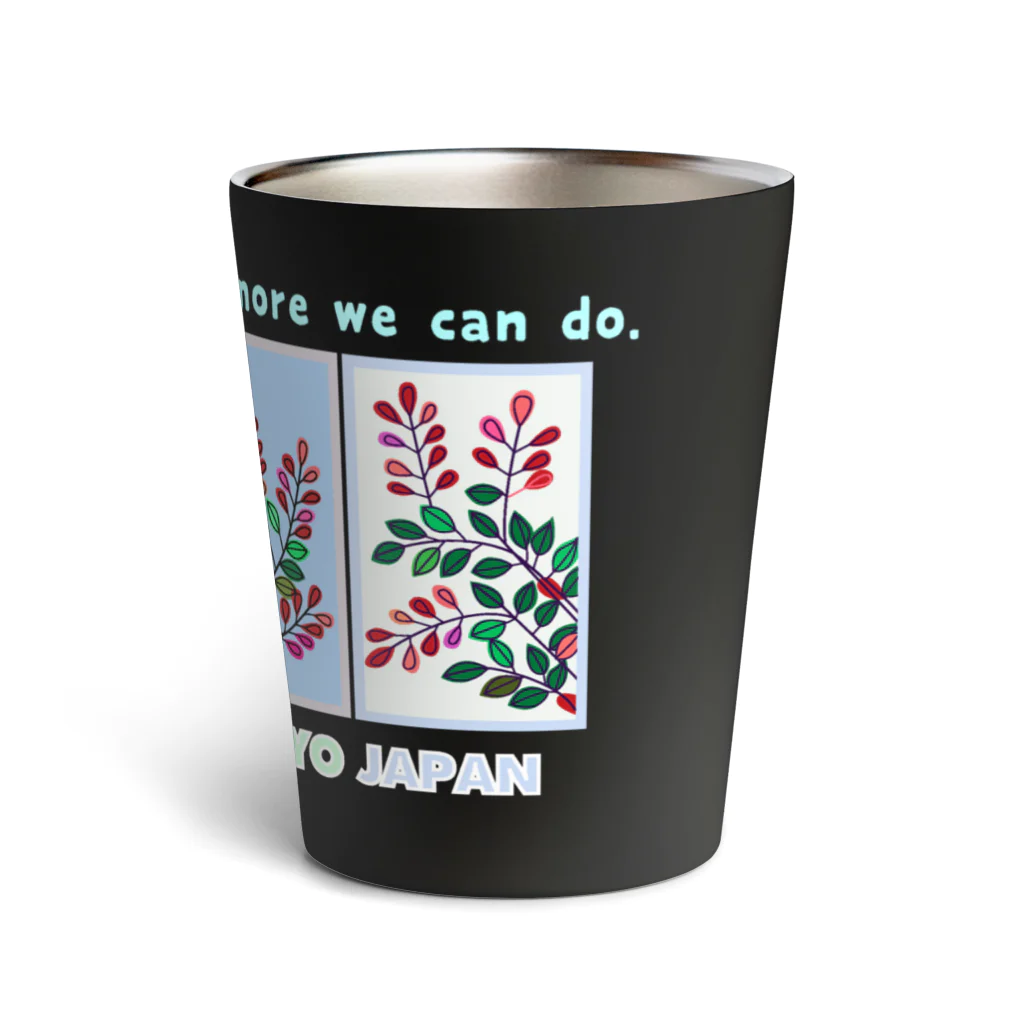 OTOKONOKOTOKYOJAPANの令和花札-HAGI NI INOSHISHI- Thermo Tumbler