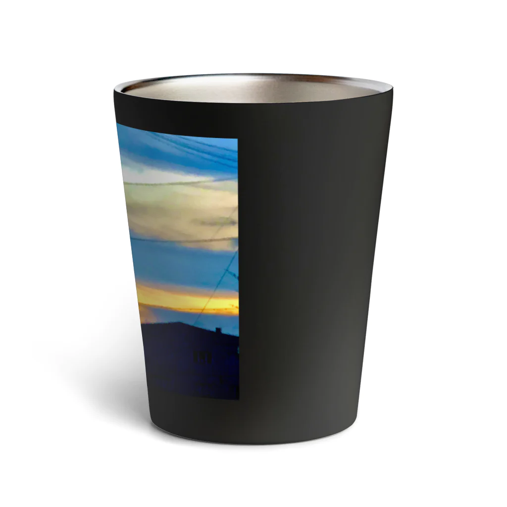 eRuMaの夕焼け × Tシャツ Thermo Tumbler