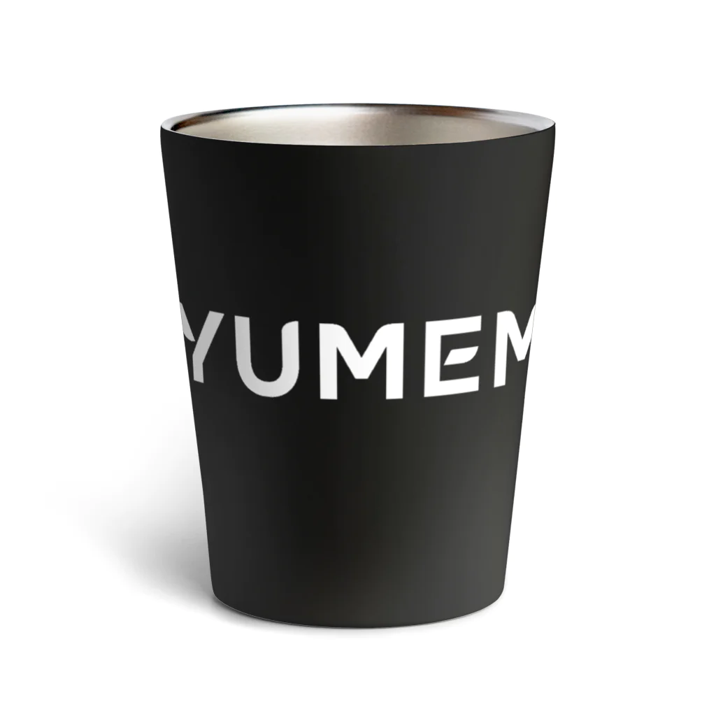 YUMEMIのGROW with YUMEMI（白ロゴ） Thermo Tumbler