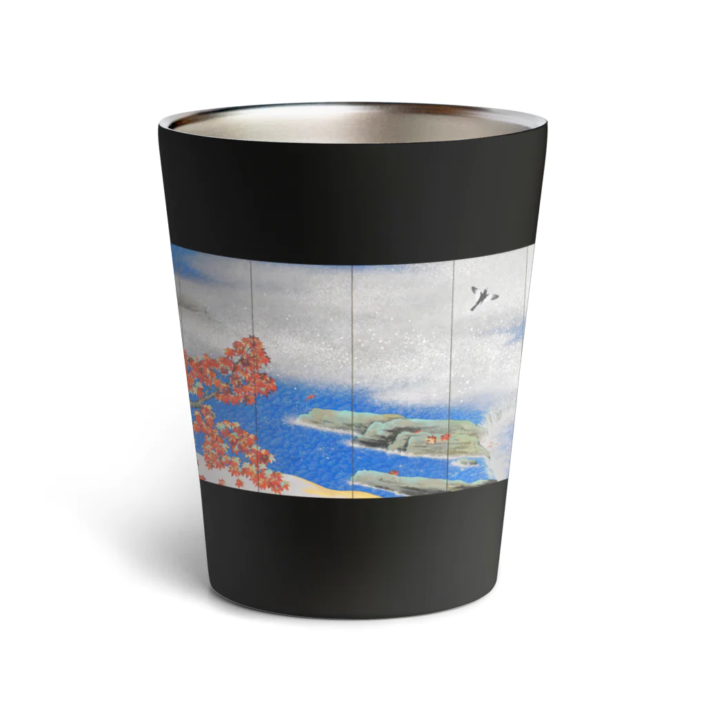 世界の絵画アートグッズの横山大観《紅葉》 Thermo Tumbler