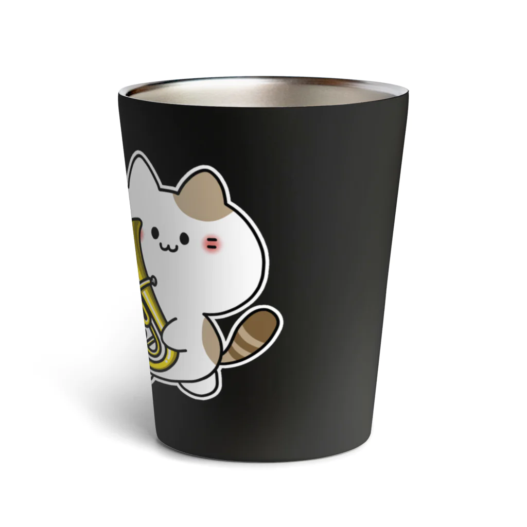  ふじねこ屋のユーフォニアム吹きのねこたち Thermo Tumbler