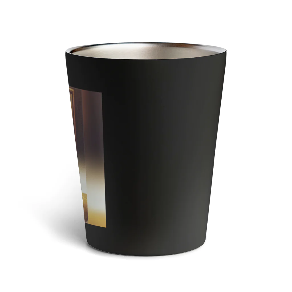 【ホラー専門店】ジルショップのアーティストジル(正方形) Thermo Tumbler