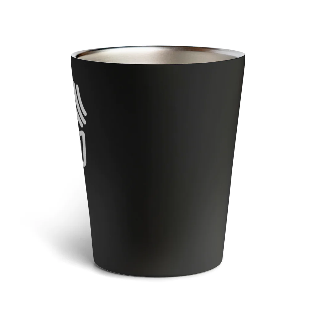 カイヅカの縄文の模様Ⅰ ホワイト Thermo Tumbler