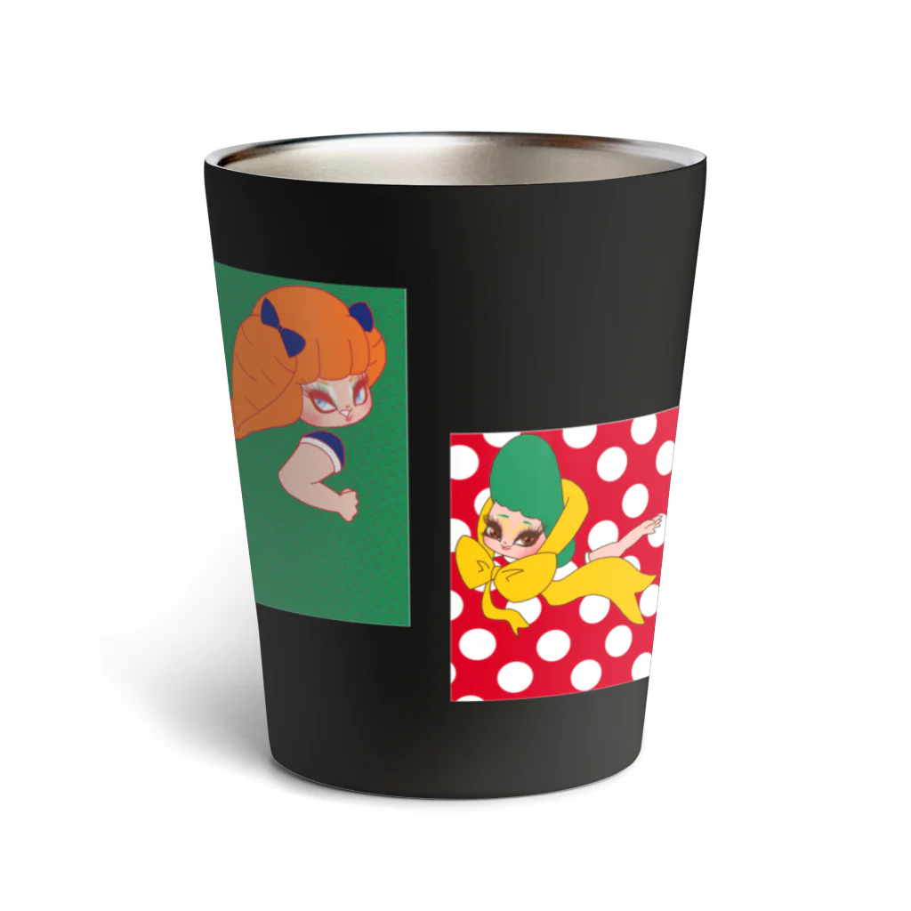 こつめちゃんのおみせのことばあそびがーるず Thermo Tumbler