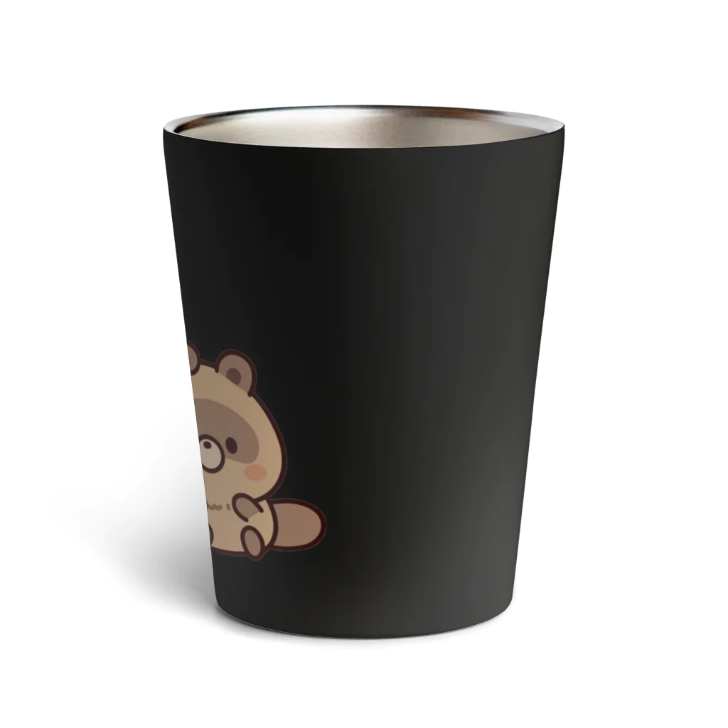 DECORのおはなしタヌキくん　なでなでver. Thermo Tumbler