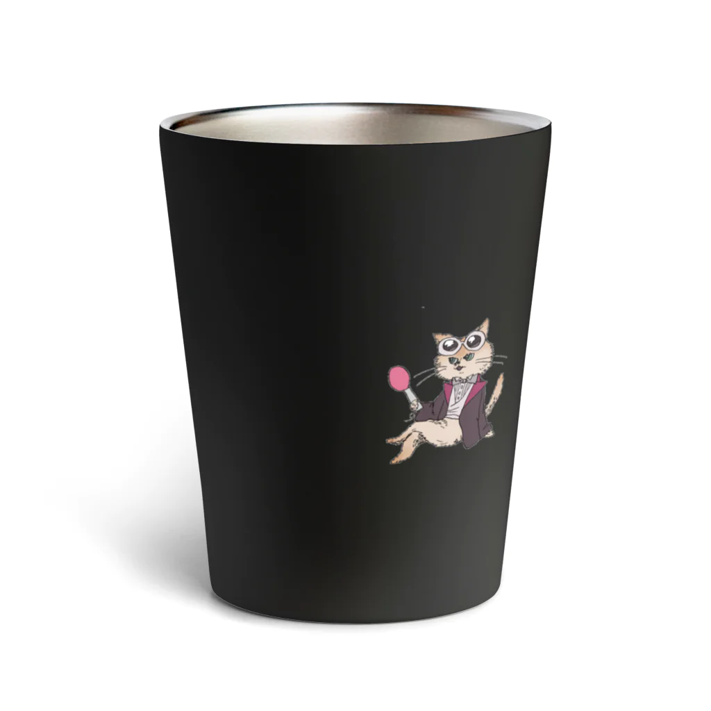 EDGE WATER IN officialのG.R Bears&Lo-Fi Cat 「Thermo tumbler🥤Saturday Cat Music📺」 Thermo Tumbler