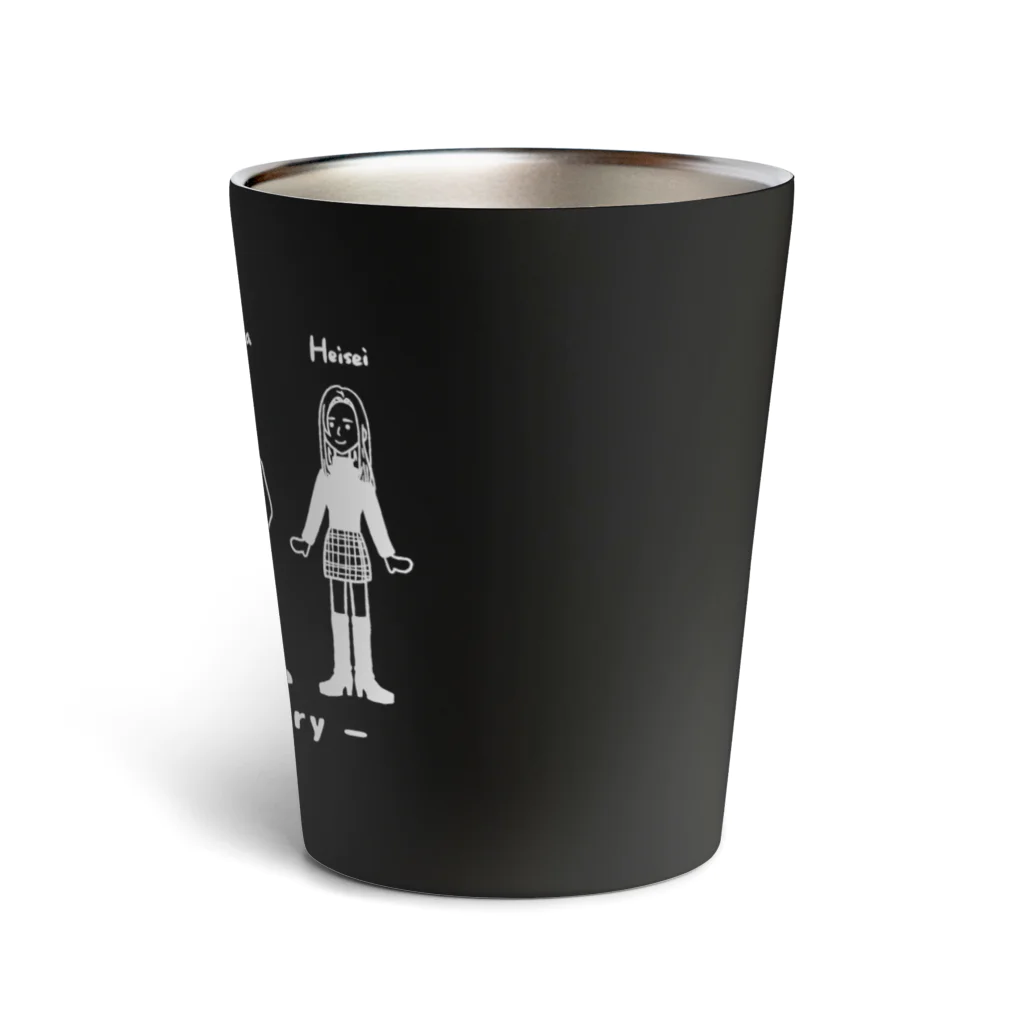 Andiamoの日本人ストーリー近代編（白） Thermo Tumbler