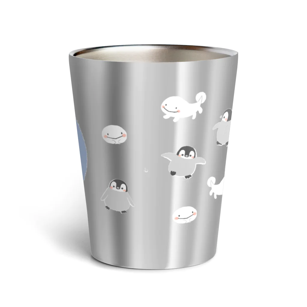 すずきいときちのさらまんだーとペンギン Thermo Tumbler