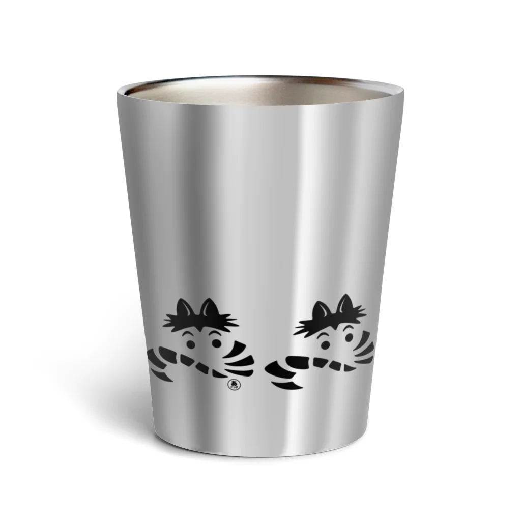 TSUMch aki.のぐるっとBLKあきにゃんサーモタンブラー Thermo Tumbler