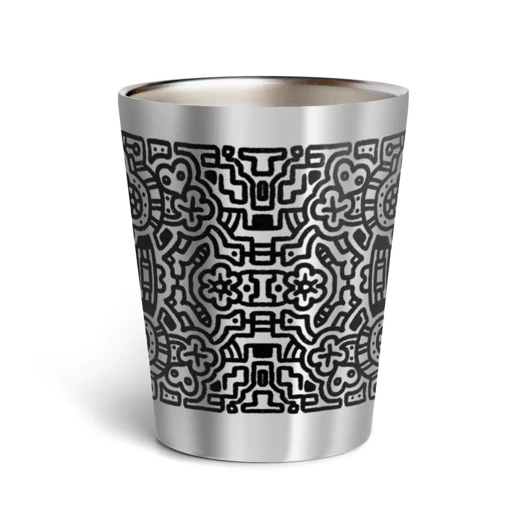 TEKETOショップ そんよんのぐるりタンブラー(しるばー) Thermo Tumbler