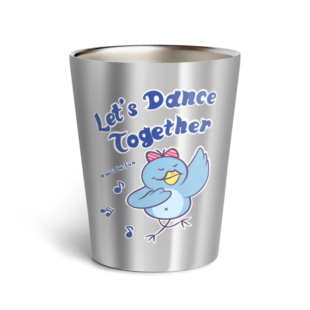  Millefy's shopのLet’s Dance Together Thermo Tumbler
