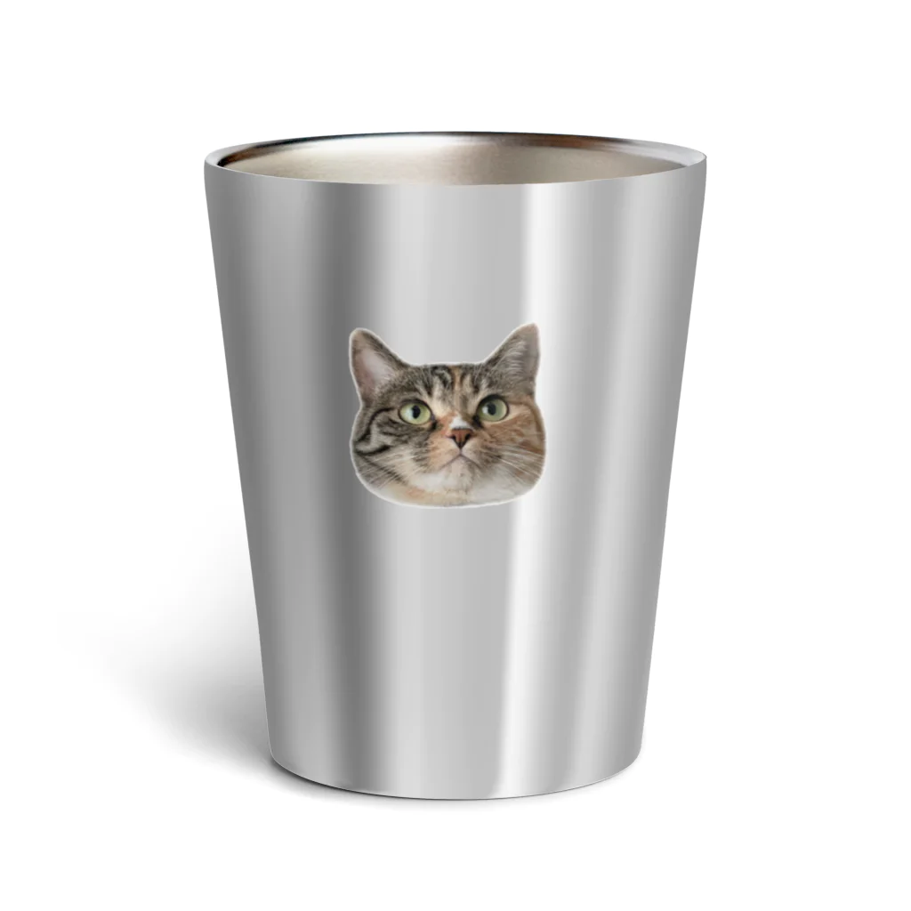 みそちゃんの雑貨屋さんの縞三毛猫のみそ Thermo Tumbler