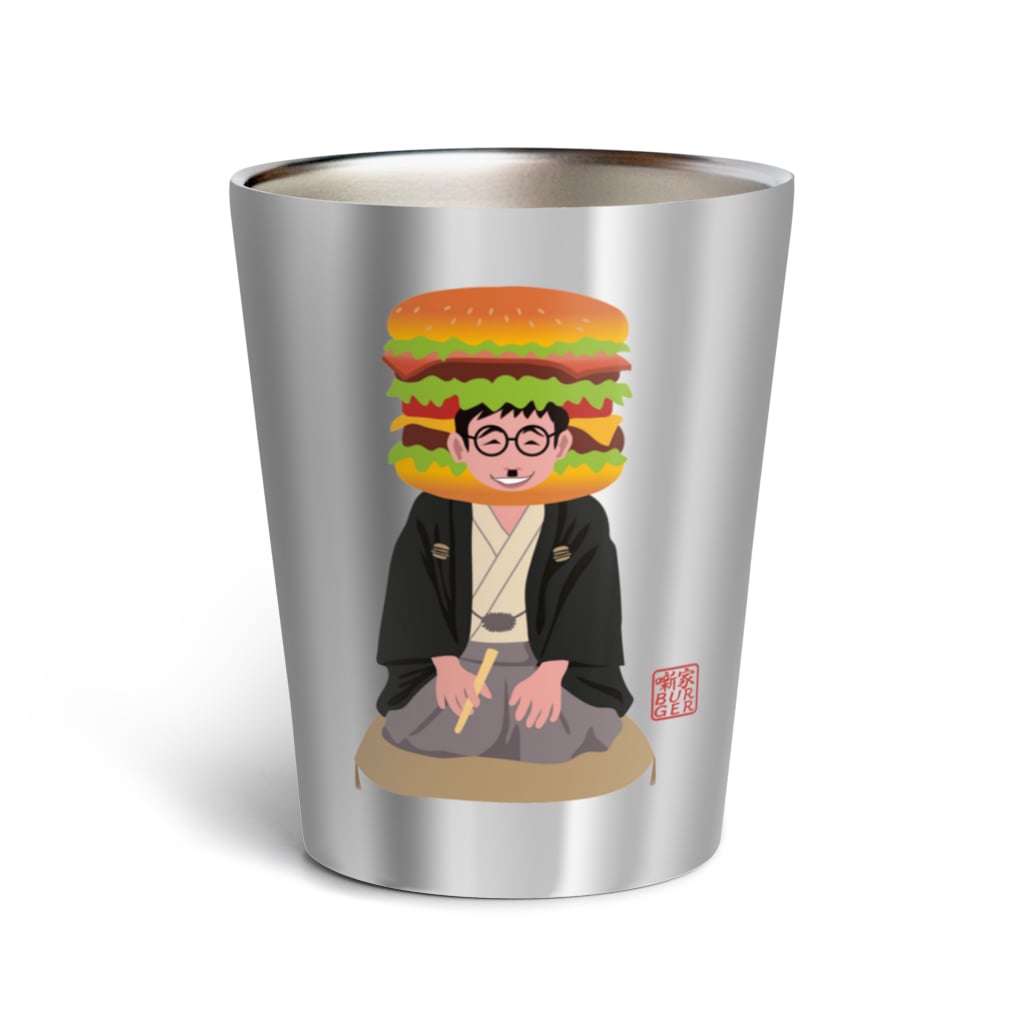 キッズモード某の噺家バーガー(かぶりものVr) Thermo Tumbler