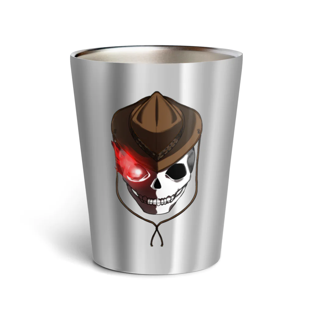 Mr.Boneman Official ShopのMr.Boneman@タマシイヲモヤセ Thermo Tumbler