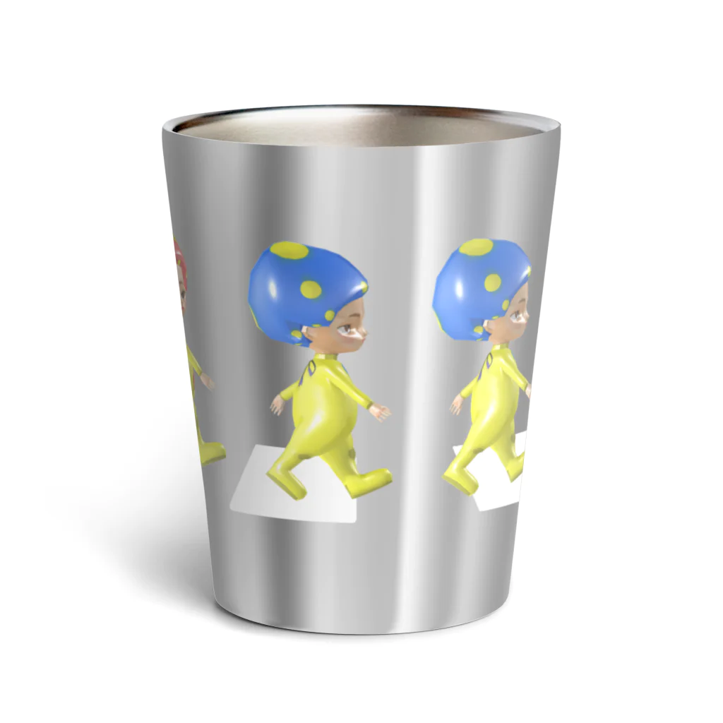 Gogotrainのキノコちゃん　xing　Ver.２ Thermo Tumbler