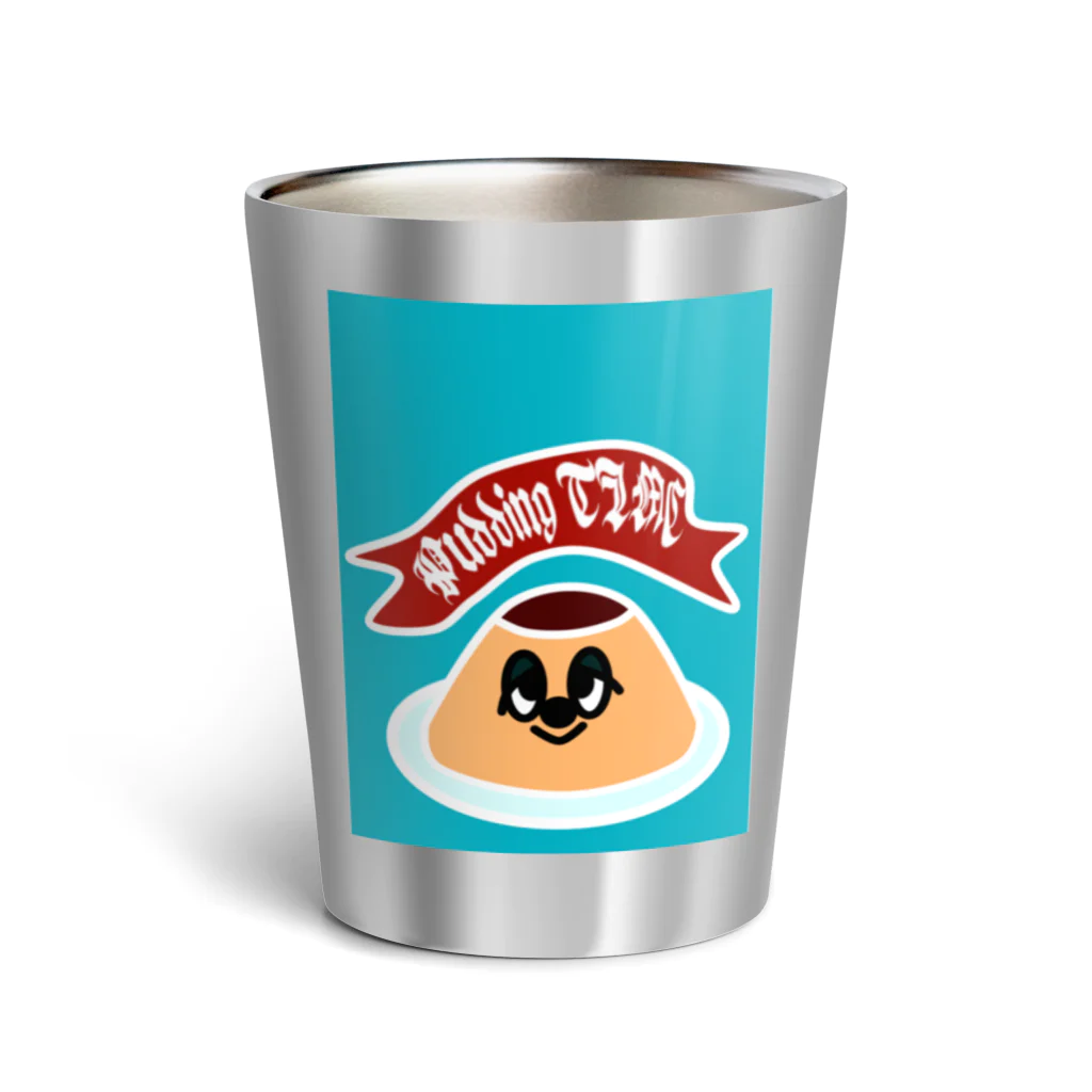 PANCOMEクリエイト._.FUNNY-GOODSのプディングTIME Thermo Tumbler