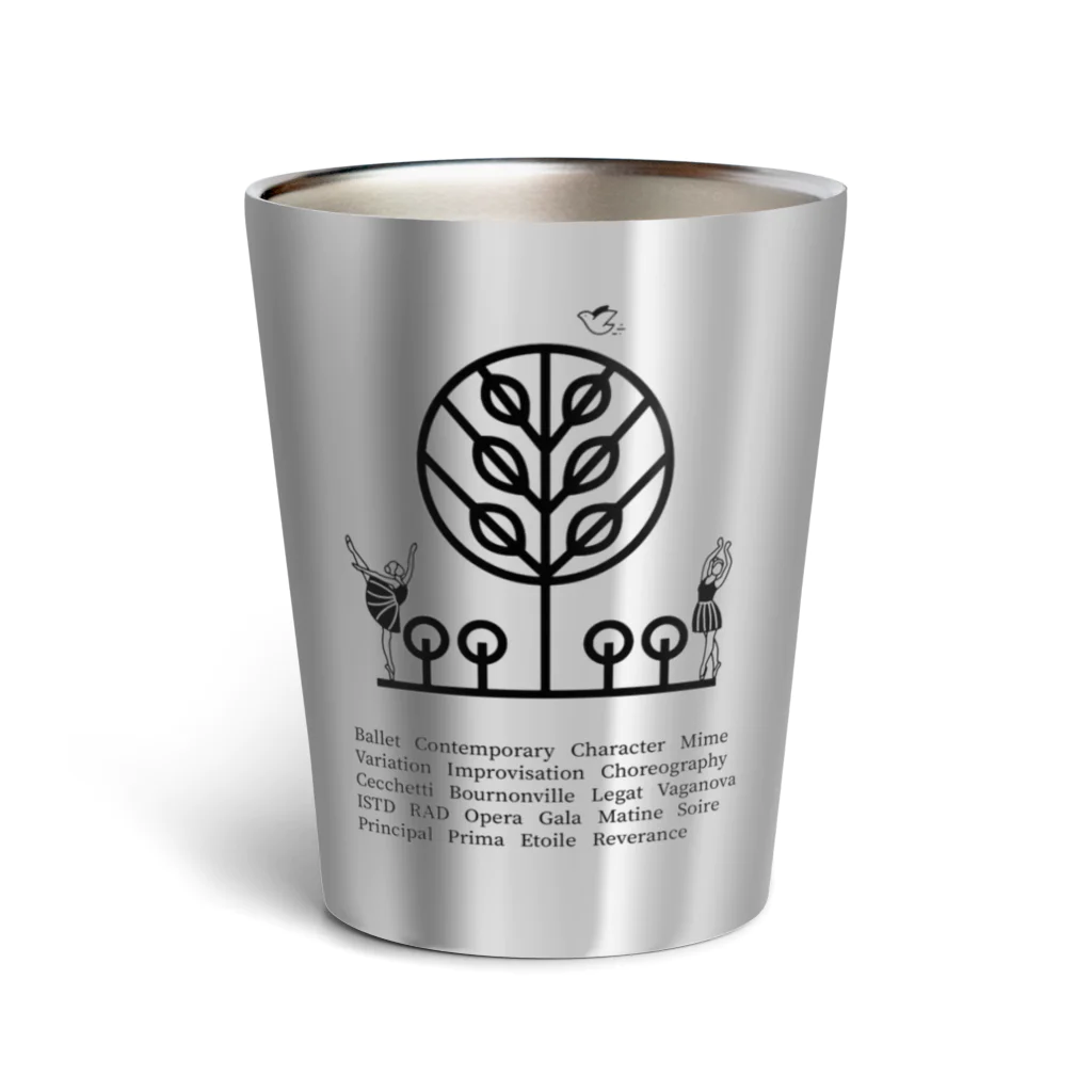 【グッズショップ】倉本幸樹Ballet＆ContemporaryのKB【Gardenサーモタンブラー】(ユニバーサルデザイン) Thermo Tumbler