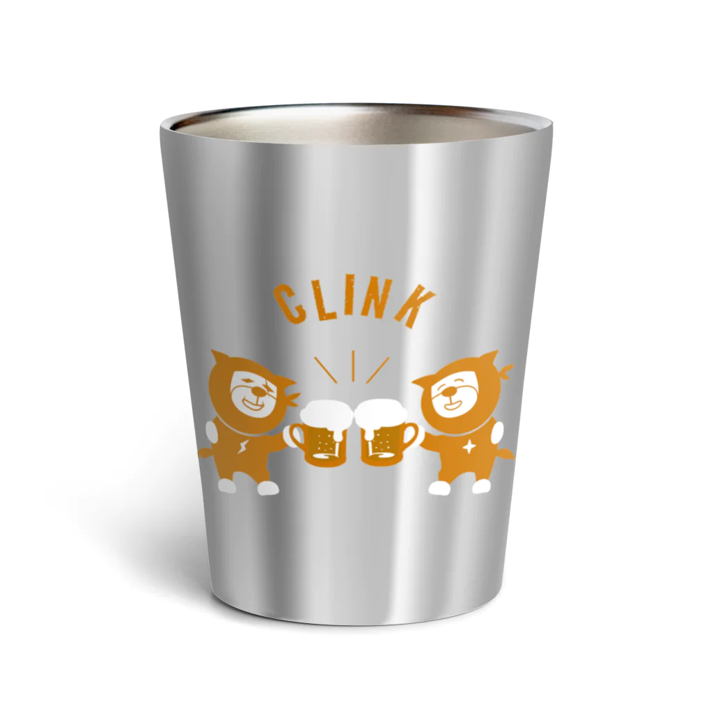 ZUKINDOGSのビール好きな忍犬 Thermo Tumbler