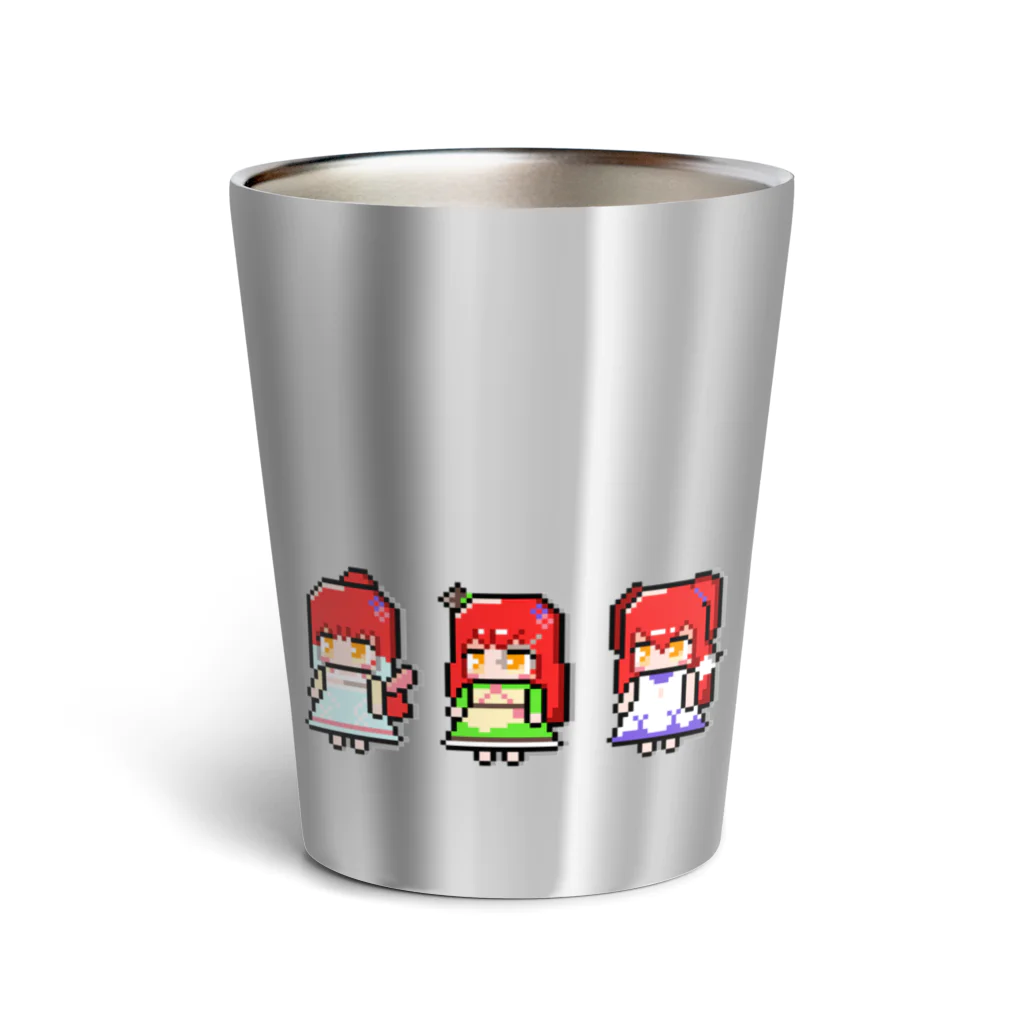 みゅうや🌟🎧のドット絵サーモタンブラー Thermo Tumbler