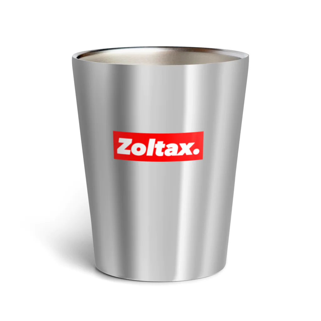 Zoltax.のBOX LOGO サーモタンブラー