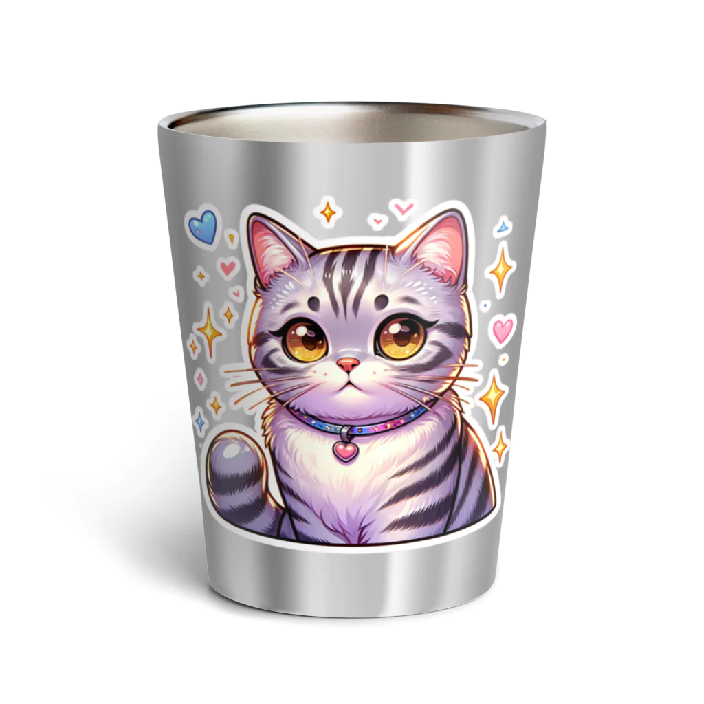 Stellaのアメショーのメイちゃん　キュート猫シリーズ Thermo Tumbler